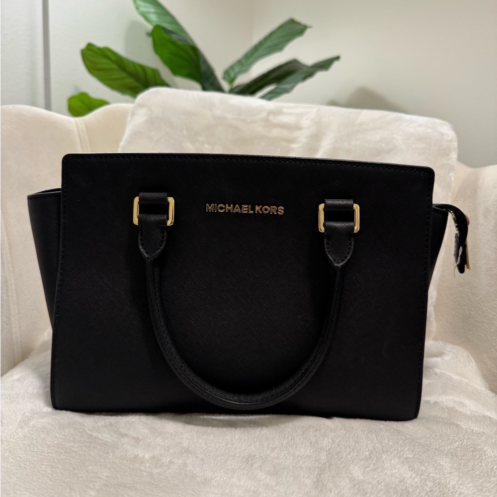 Michael Kors Black Satchel Bag